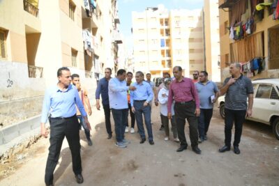 محافظ الغربية يتفقد عمارات الأوقاف ومشروع محطة البيض بطنطا